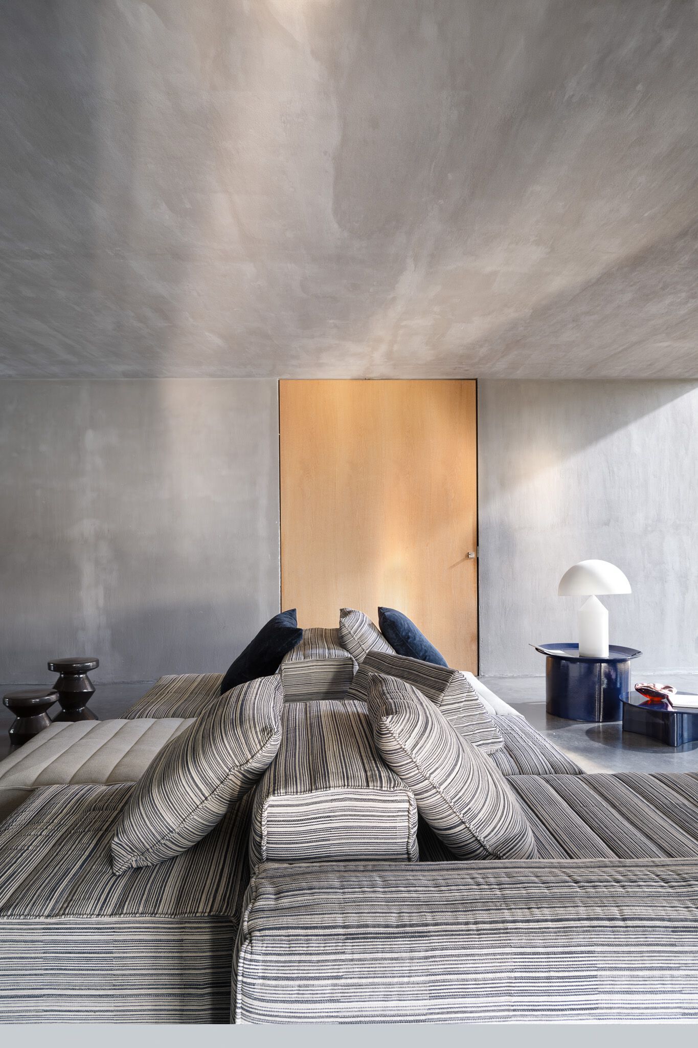 Модульный и двухсторонний тканевый диван с шезлонгом Gervasoni Samet ARCH-00095079 - Вид №2