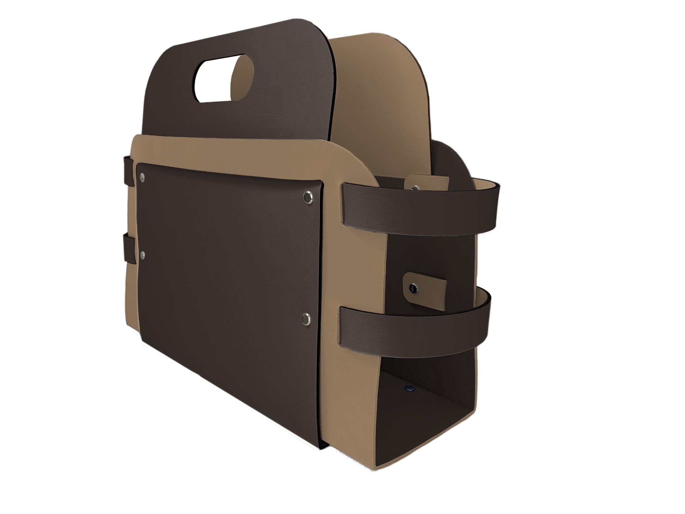 Кожаная офисная стойка для журналов ADJ PORTA RIVISTE ARCH-00141149 - Вид №2