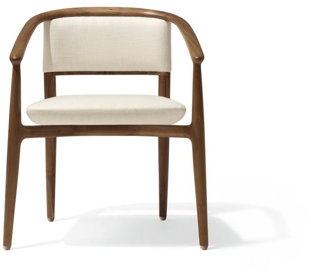 Giorgetti Кресло из орехового дерева с подлокотниками sun-id-1495428 - Вид №2