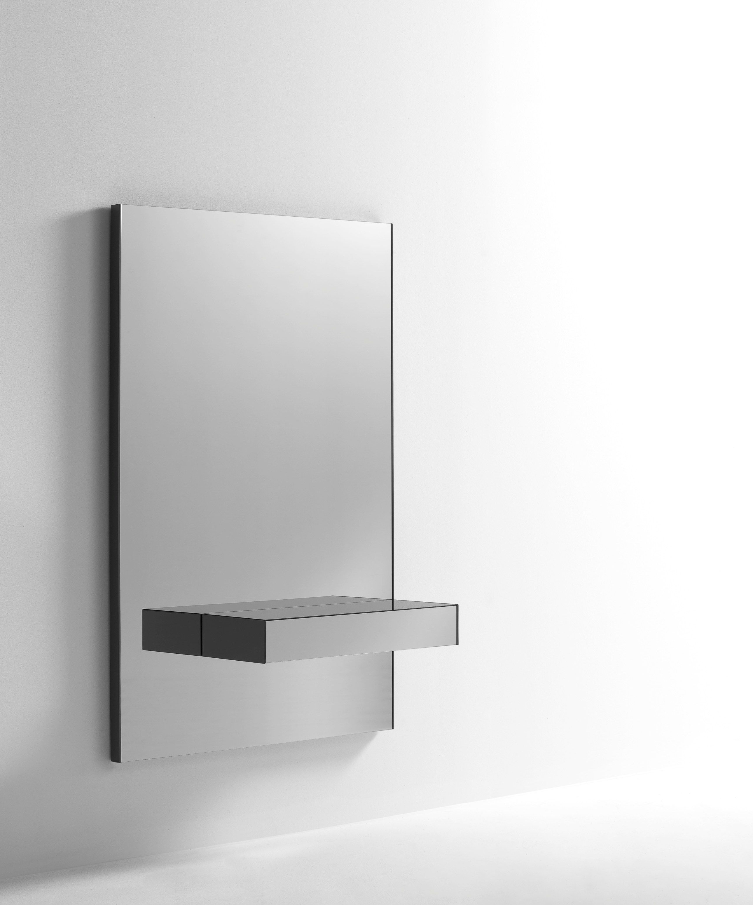 Прямоугольное настенное зеркало с контейнером Kendo Mobiliario Grey ARCH-00128835 - Вид №5