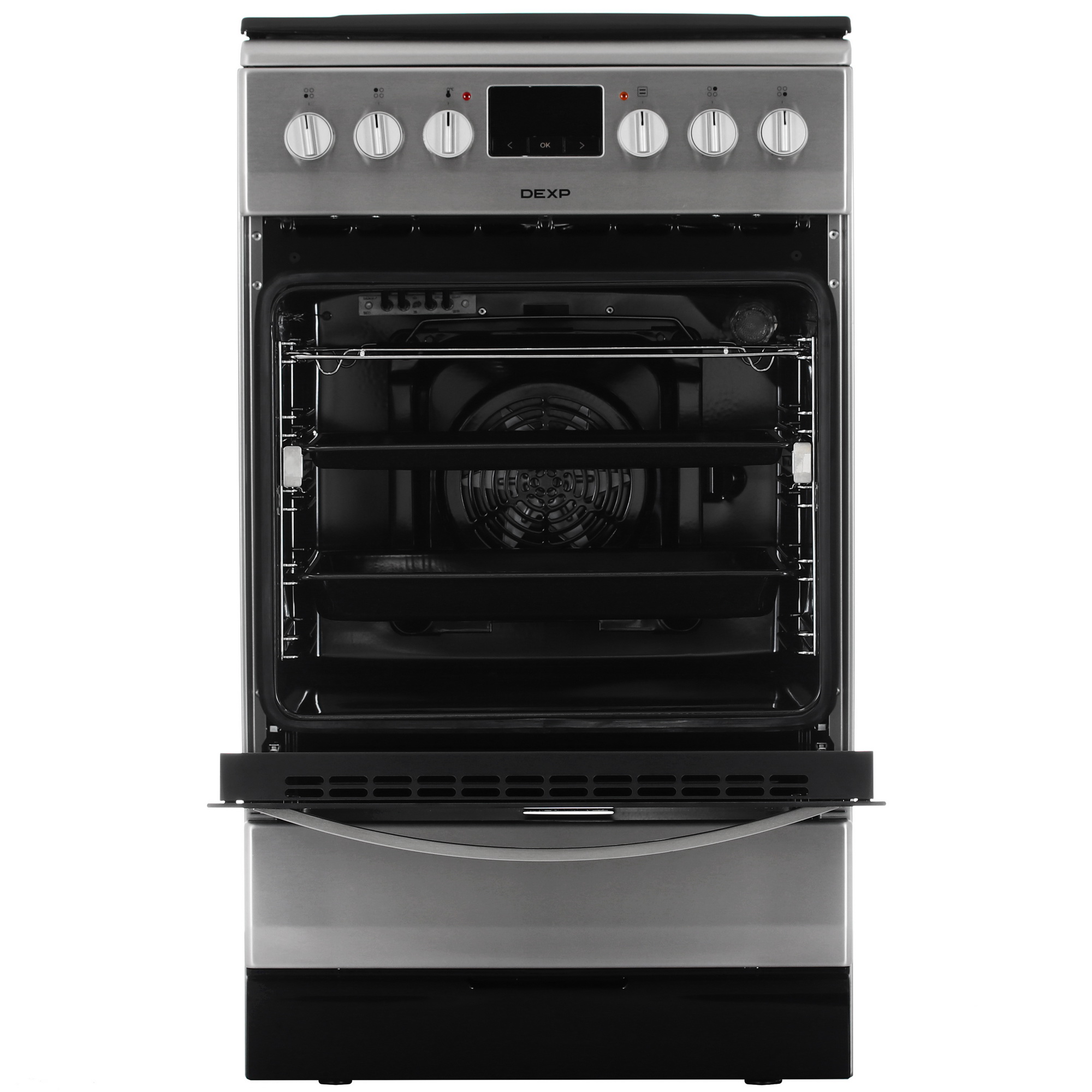 9098496 Комбинированная плита DEXP M35-1SLV серебристый STDN-0109681 - Вид №7