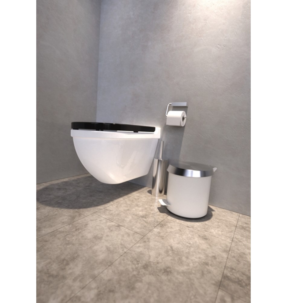 FROST Ершик для унитаза 3, напольный » матовый Нержавеющая сталь Матовый Q302236510  - Вид №6