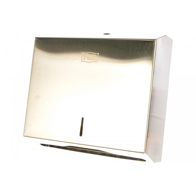 PUFF-5610 Puff Диспенсер для листовых бумажных полотенец из нержавеющей стали матовый Puff PUFF-5610 матовый  - Вид №1