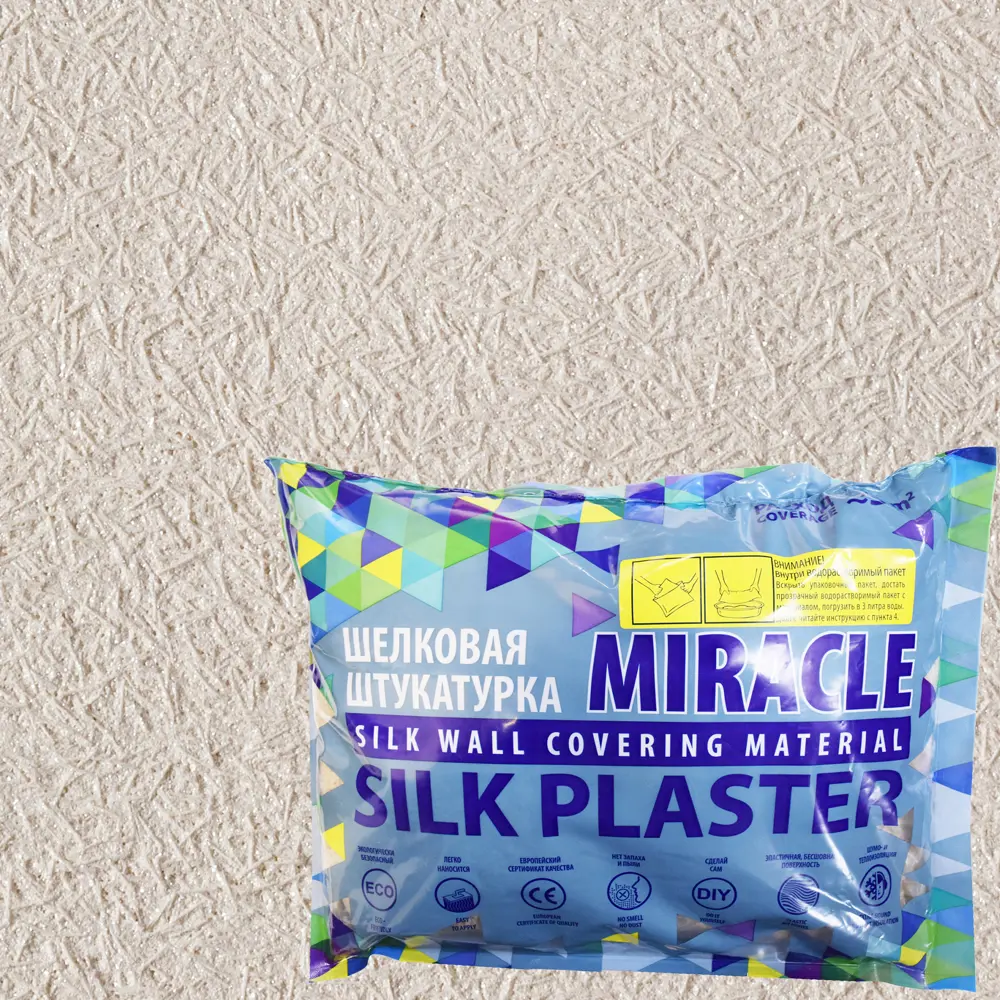 Жидкие обои Silk Plaster Миракл 1013Н 1.5 кг цвет белый STLM-2175629