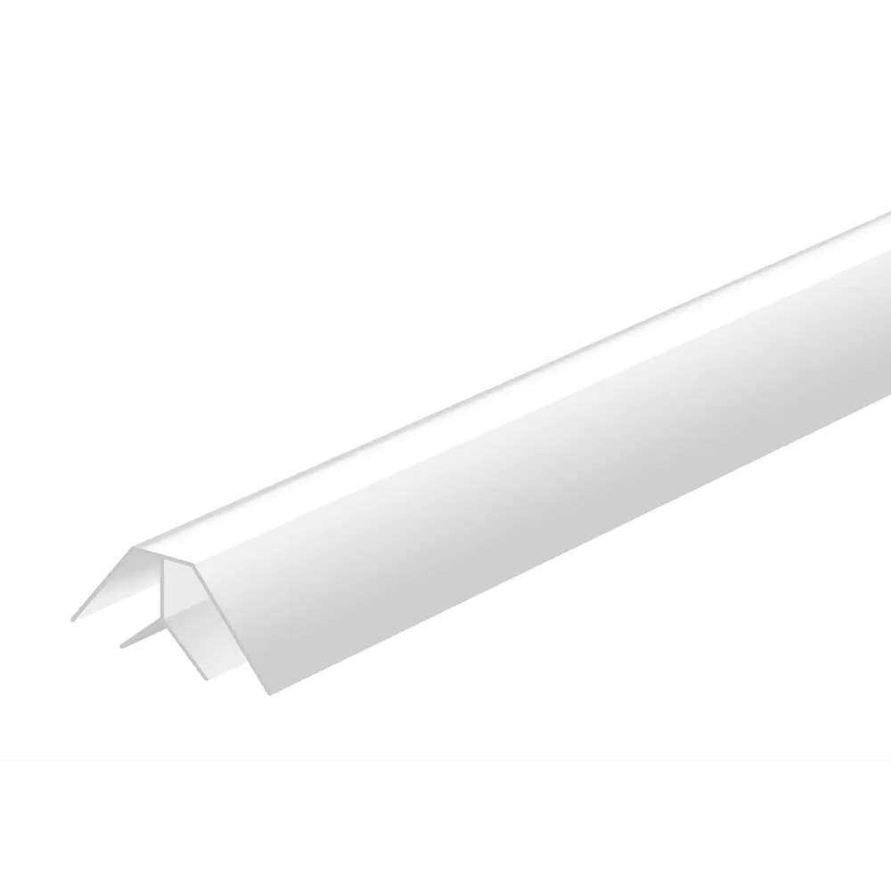 Профиль ПВХ внутренний угловой 10x3000 мм белый Santreyd STLM-2019868