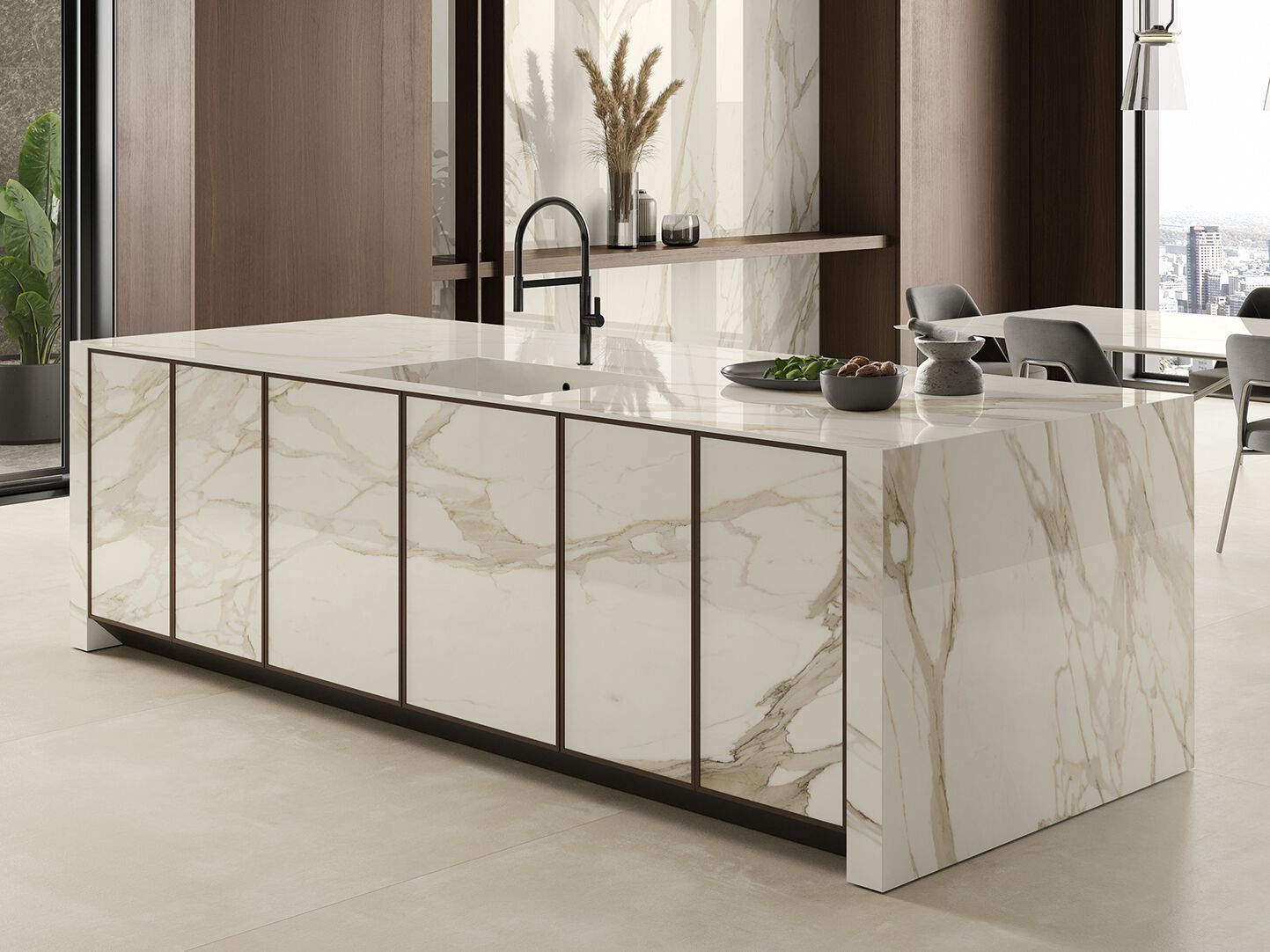 Керамогранит с мраморным эффектом Atlas Plan Calacatta ARCH-00062521