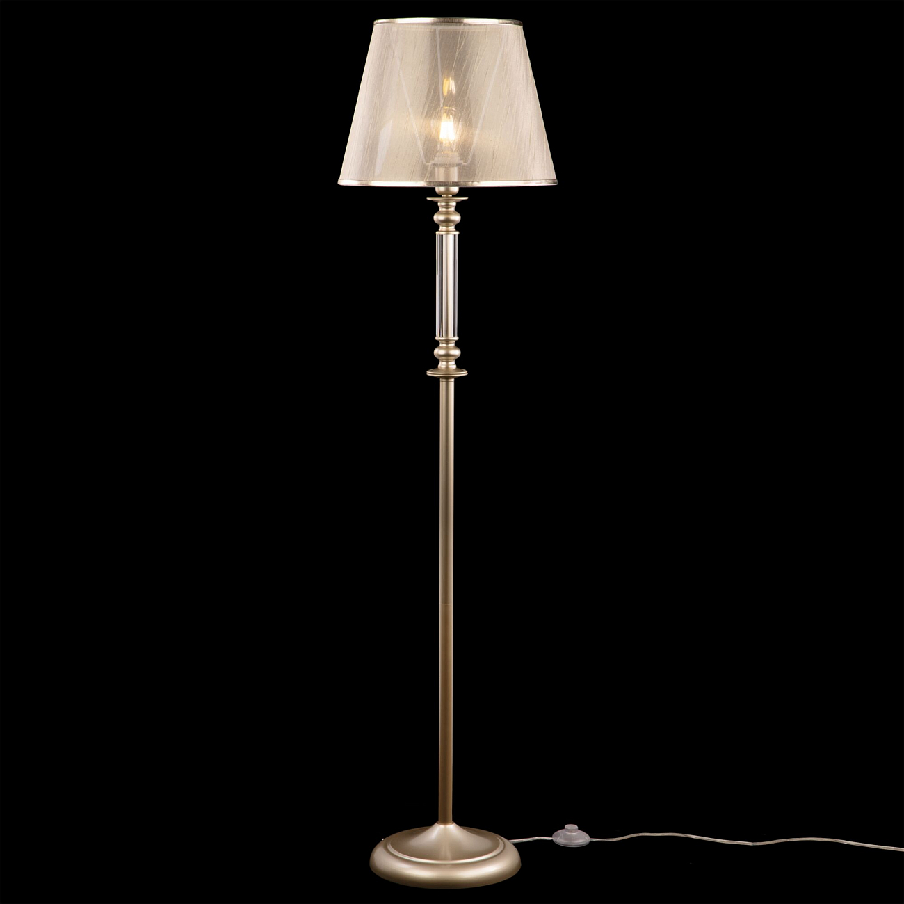 Торшер золотой Ksenia FR2539FL-01G FREYA CLASSIC 00-3957091 Золото - Вид №1