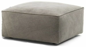 Frigerio Salotti Квадратный кожаный пуф