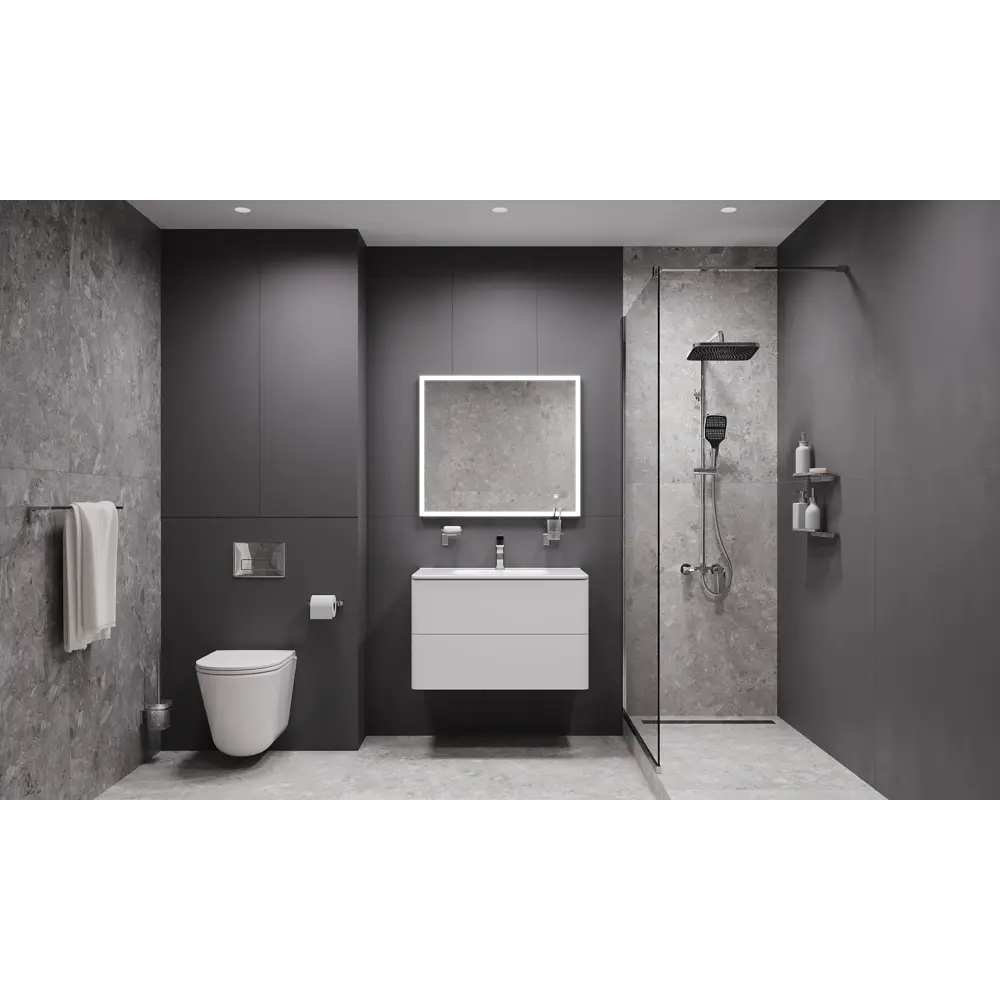 IDDIS Lahta — подвесной безободковый унитаз с системой смыва Торнадо 89370561 STLM-1580732 - Вид №11