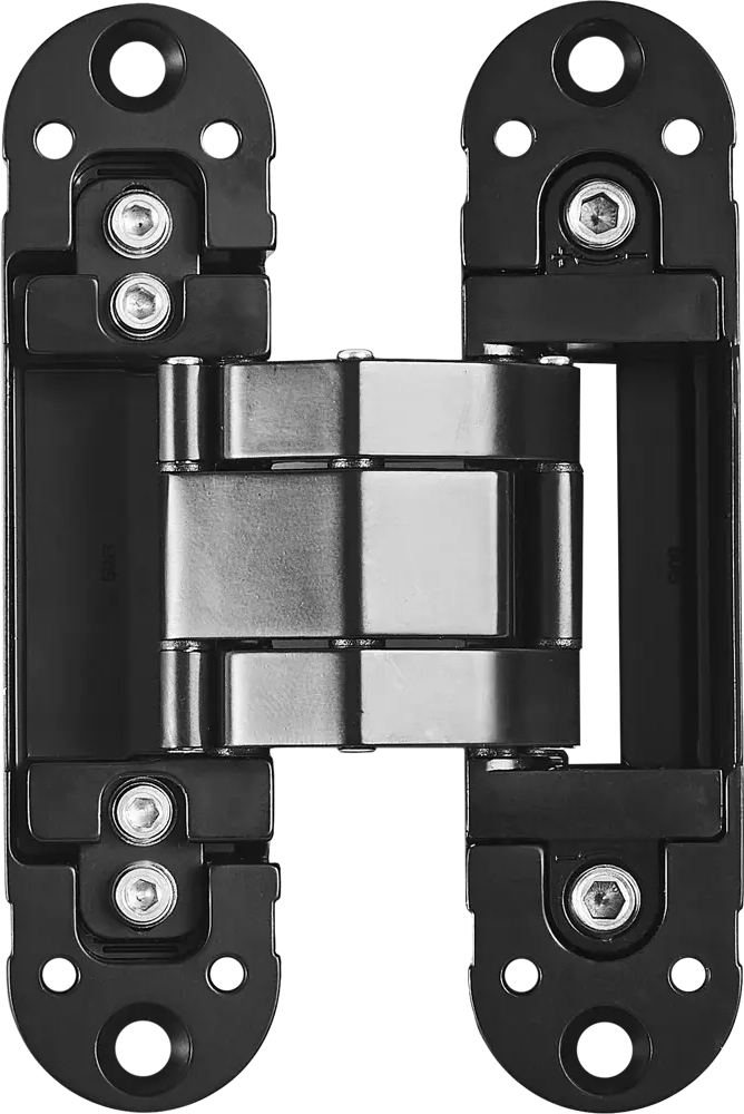 88906676 Петля дверная скрытая 120x30x30 мм ЦАМ цвет черный STLM-0898182