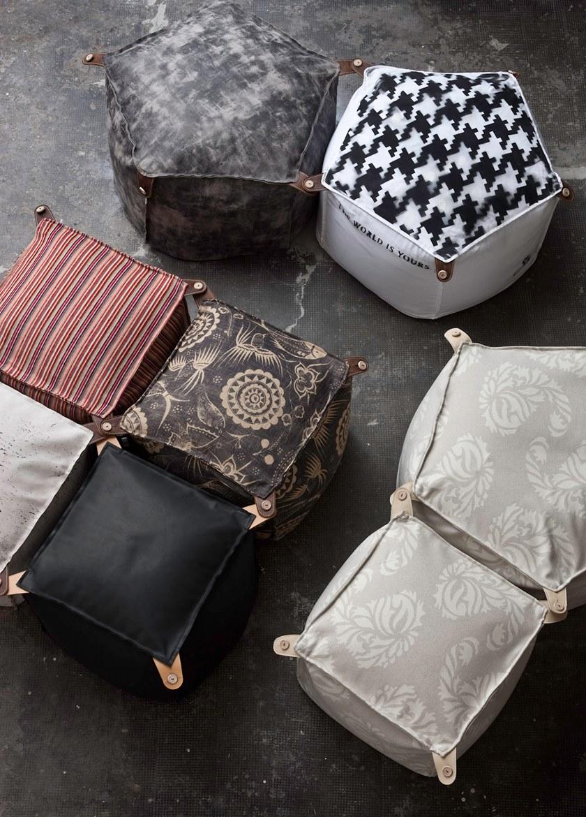 Vibieffe Пуф со съемным чехлом из кожи или ткани sun-id-1417546 - Вид №6