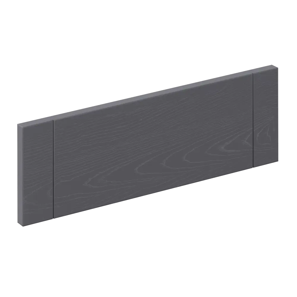 Фасад для кухонного ящика Петергоф грей 39.7x12.5 см Delinia ID МДФ цвет графит STLM-2140493