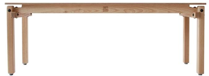 Askia Скамейка из ясеня Fair and square 1.c15.ah.ah - Вид №1