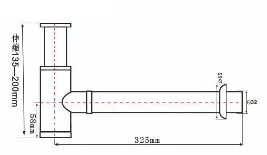 SL-114 Сифон для раковины LAB.Space  - Вид №1