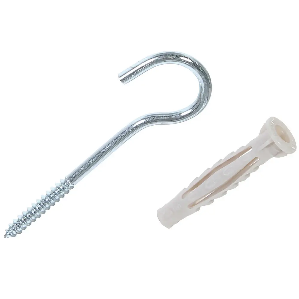 Дюбель-шуруп Standers 6x40 мм с полукольцом нейлон STLM-2117448