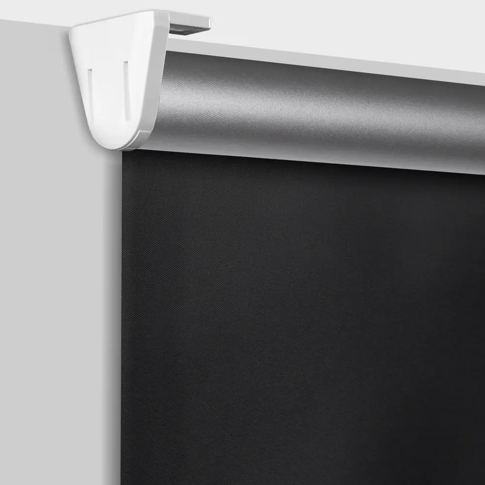 Штора рулонная блэкаут Silver 55x175 см черная GARDEN BLACKOUT Silver STLM-2100608