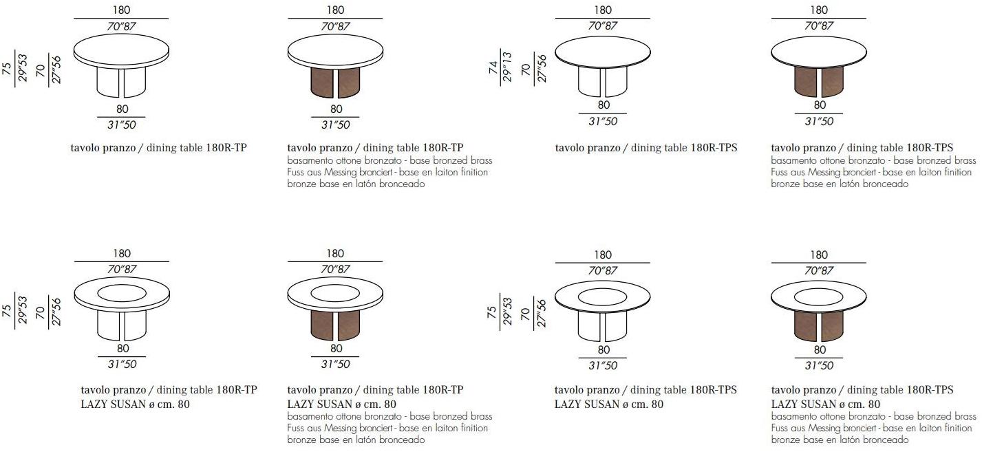 Meridiani Круглый стол Gong sun-id-1414570 - Вид №4