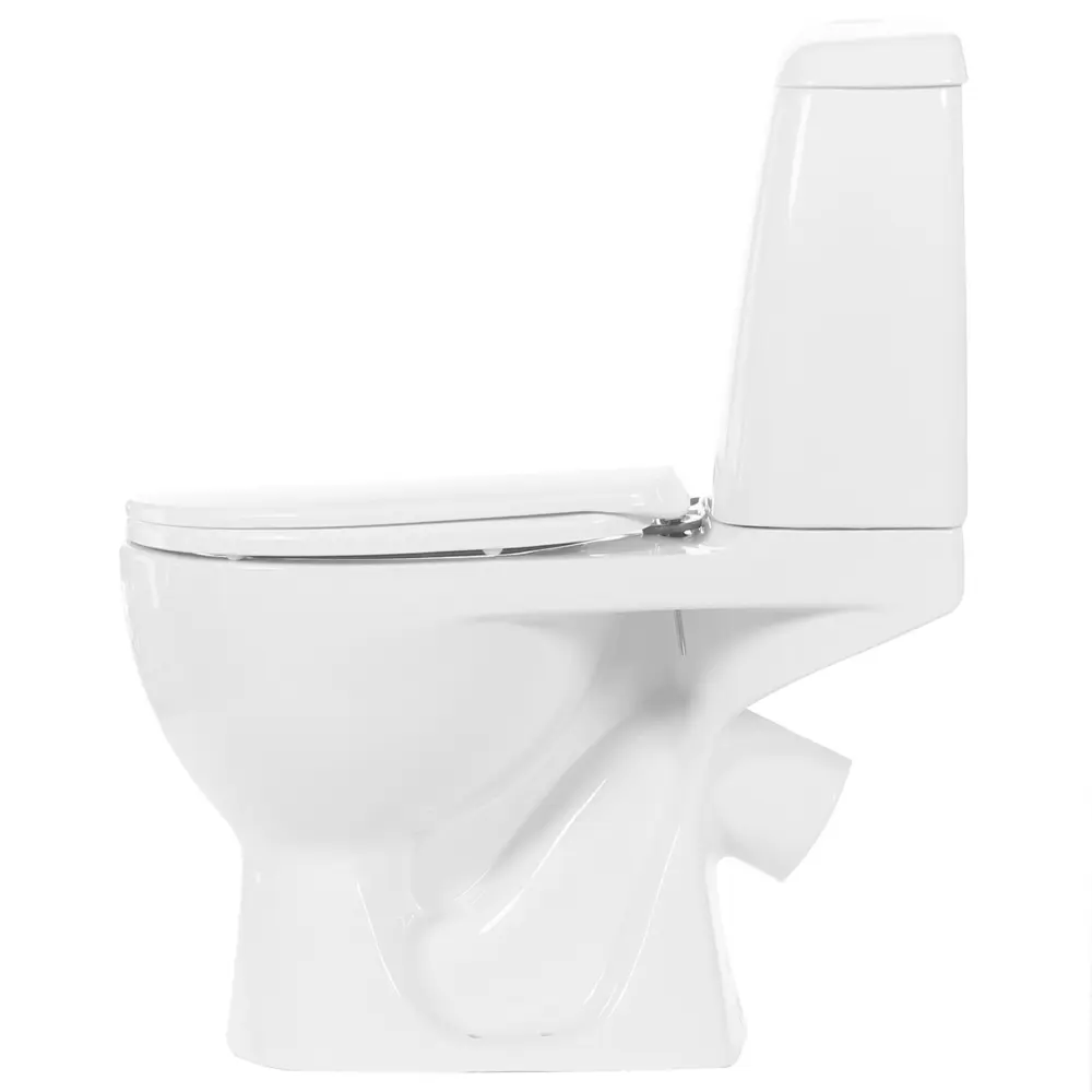 Унитаз-компакт Sanita Luxe L.Max косой выпуск двойной слив STLM-2145999 - Вид №1