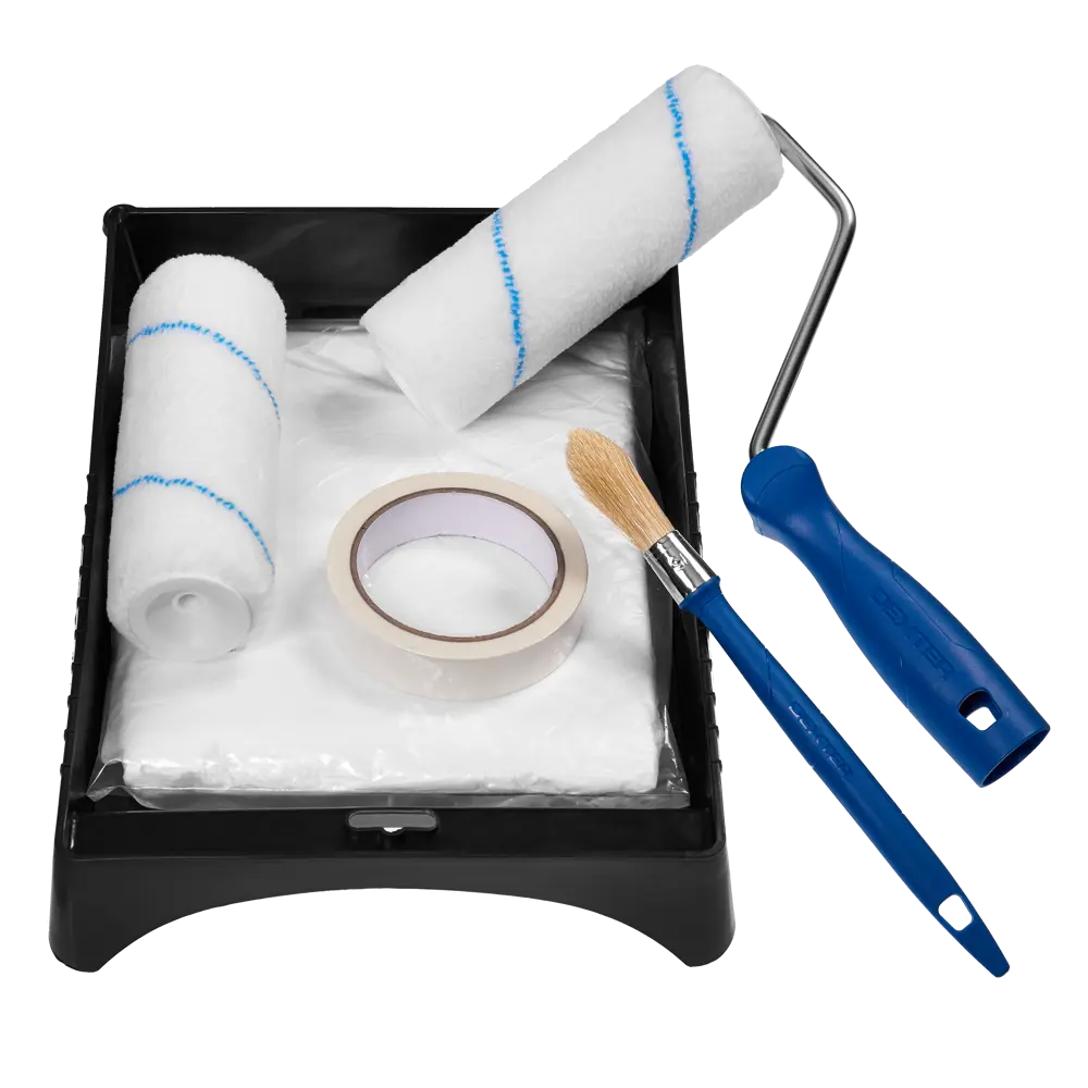 Набор малярных инструментов Dexter для профессиональной отделки 82800814 STLM-0036142