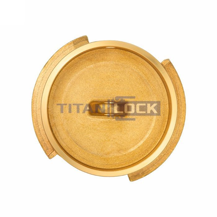 Соединение TankWagen, заглушка для муфты, латунь TLVB50BR TITAN LOCK  - Вид №2
