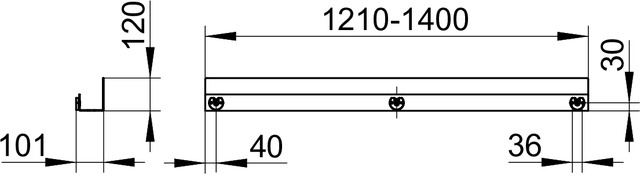 24953370400 Полочка для душа KEUCO ПОЛОЧКИ ДЛЯ ДУША - Вид №7