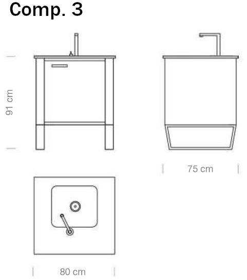 Lgtek Кухня из нержавеющей стали и дерева Window sun-id-1388816 - Вид №13