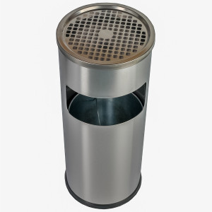 304009385 Урна с пепельницей GBA-20L (нерж) KSITEX