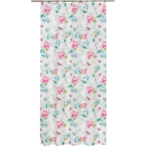 Штора на ленте «Эдем», 145х260 см, цвет красный