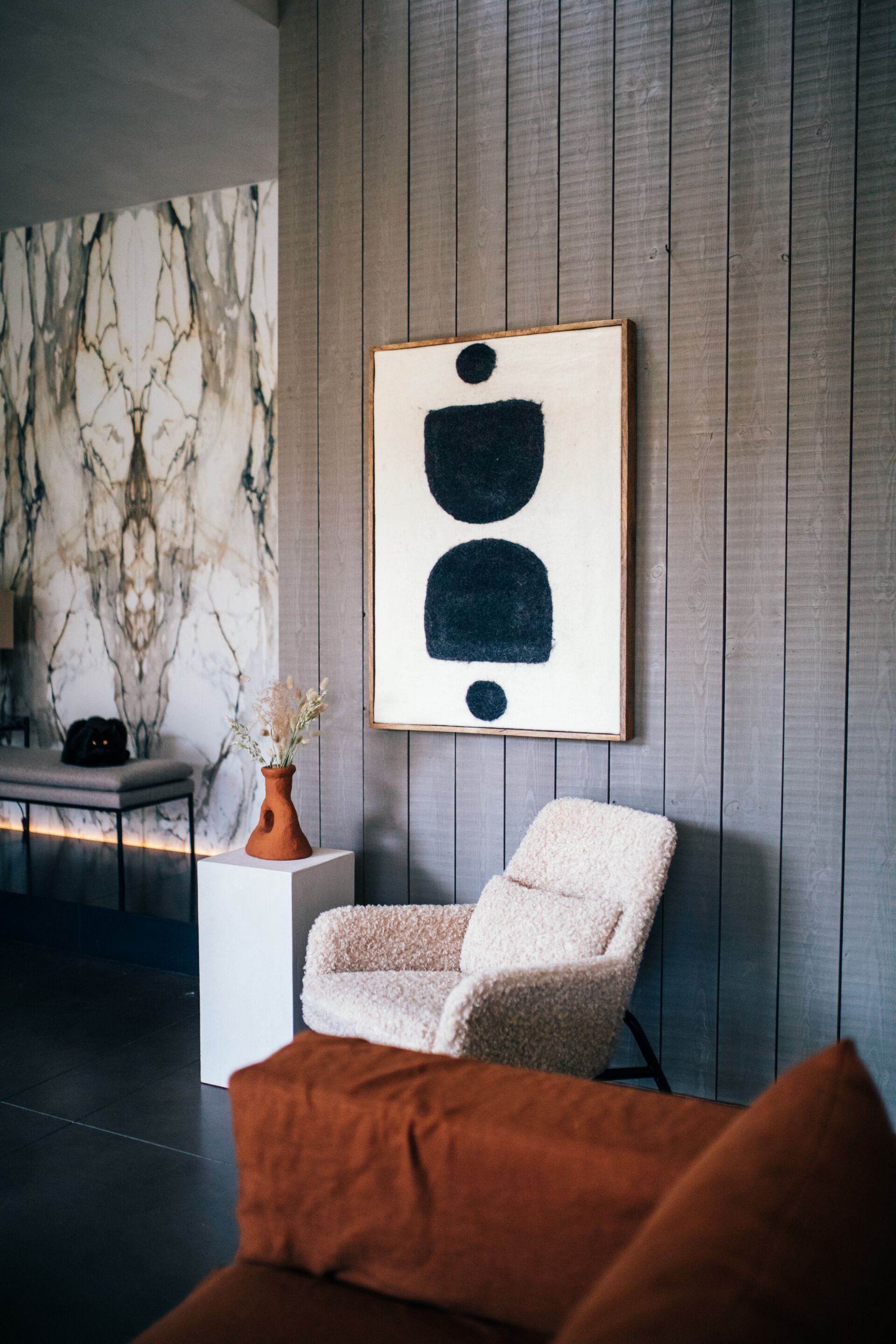 Тканевое кресло с подлокотниками POMAX HAILEY ARCH-00028772 - Вид №5