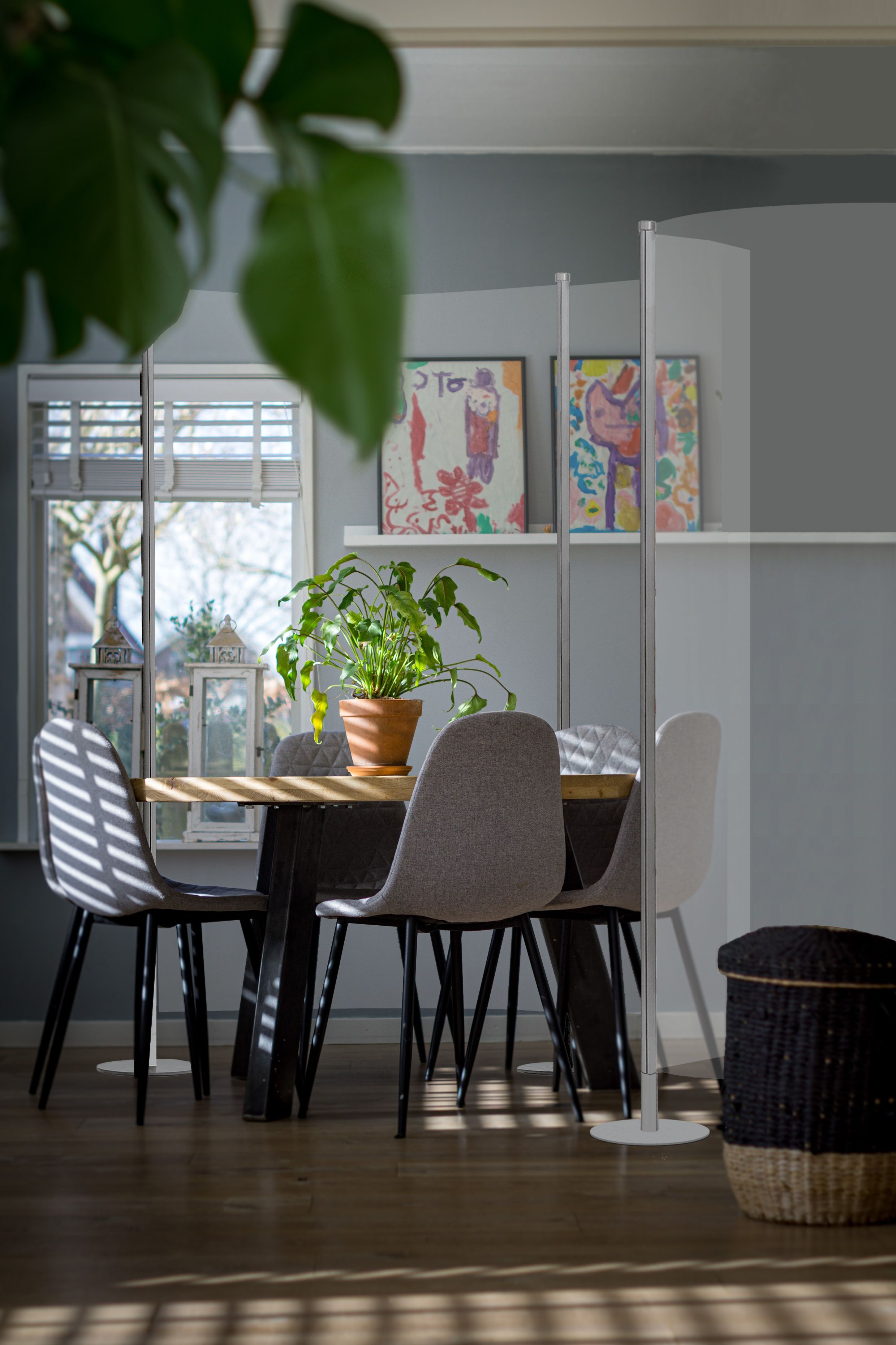 Поликарбонат отдельно стоящий офис перегородка Slalom система разделов ARCH-00045804 - Вид №1