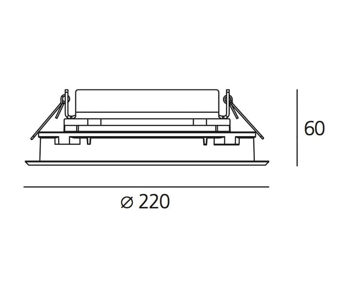 Утопленный потолок алюминиевый открытый прожектор Artemide Ego ARCH-00057547 - Вид №18