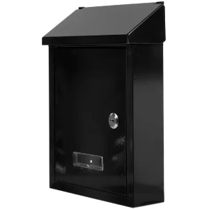 Ящик почтовый Smart, 21,6х30х8 см, цвет черный