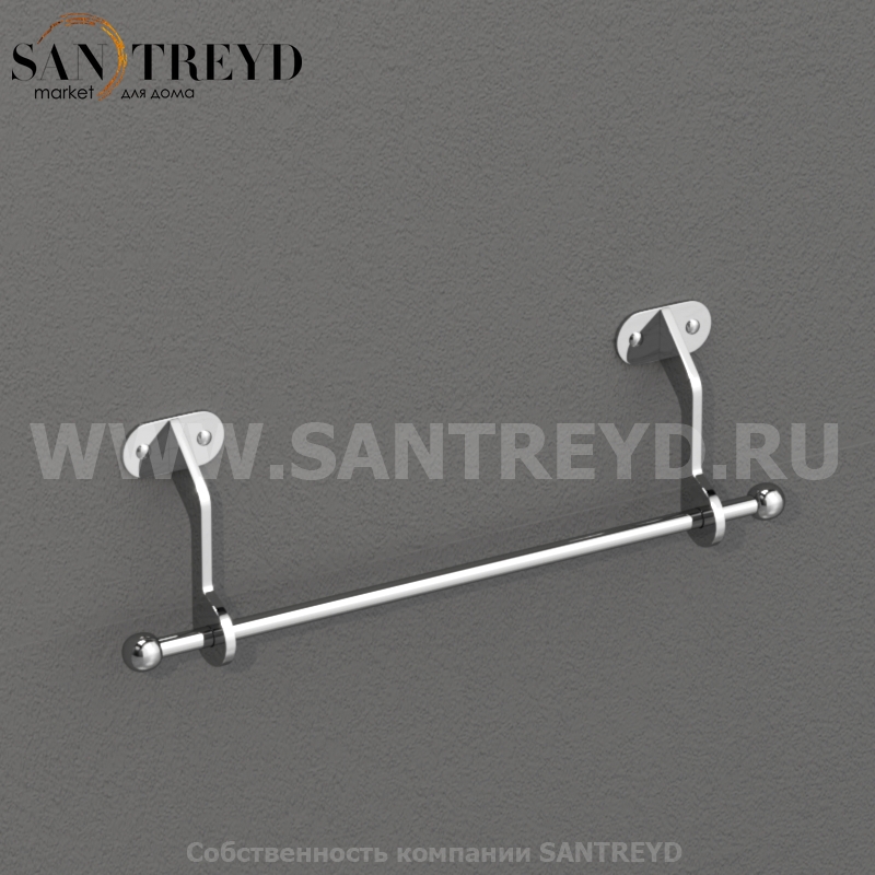 741590 Полотенцедержатель 40 см, цвет Хромированный Kerasan ACCESSORIES Италия 