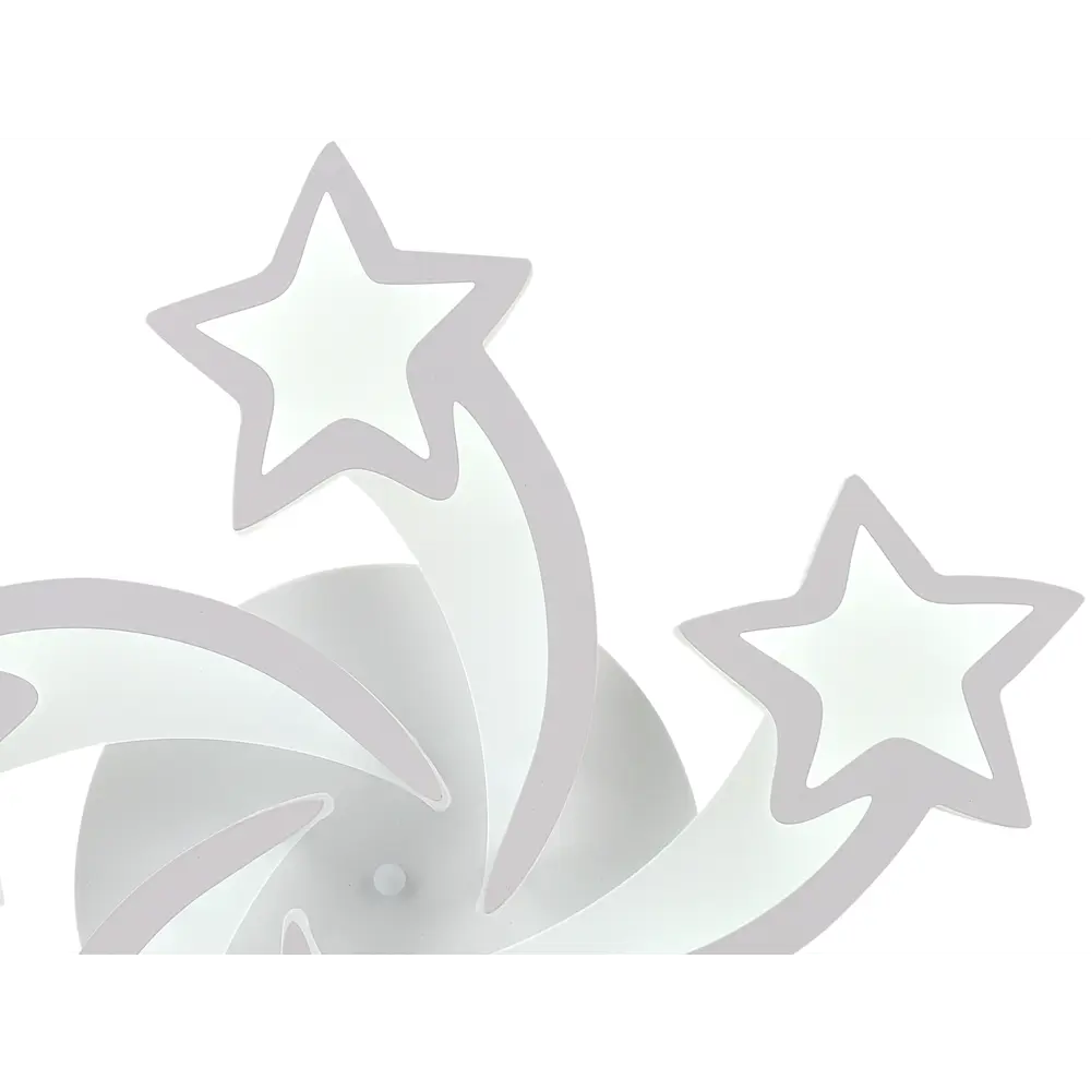 Люстра потолочная Innovation Style 25 м² регулируемый белый свет цвет белый Bluetooth/управление со смартфона и пульта ø65 см Natali Kovaltseva STLM-2042388 - Вид №4