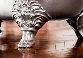 Gentry Home Bexley Cast iron bathtubs with feet Хром GH100313  - Вид №1