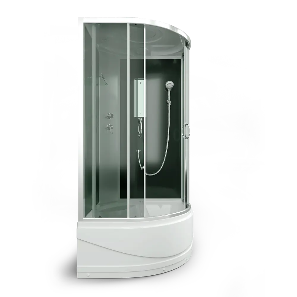 Душевая кабина Erlit ER3510TP-C4 высокий поддон 100x100 см Santreyd Без серии STLM-2156807 - Вид №4