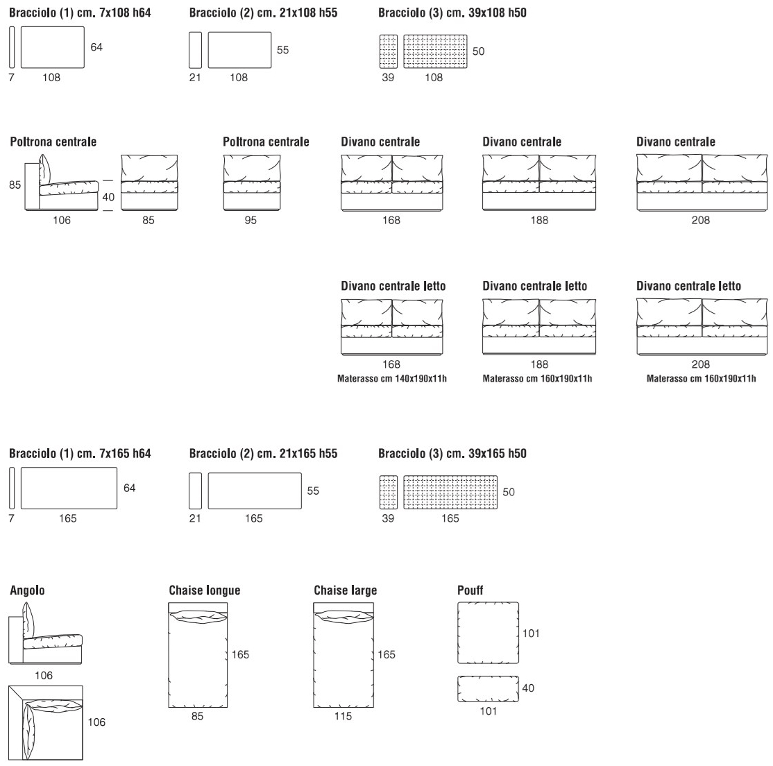 Former In Italia Модульный угловой диван из ткани Morgan sun-id-1436513 - Вид №1
