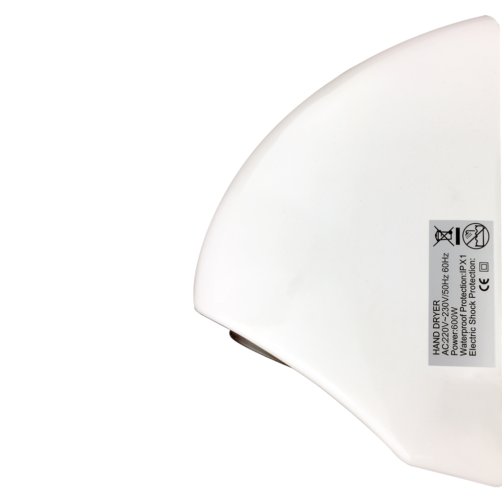 GFmark - Сушилка для рук уменьшенная, белая, 600W, код: 6920  - Вид №5