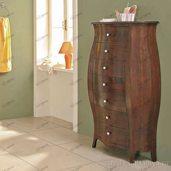 Epoque Комод с 7 выдвижными ящиками BAROCCO classic BATHROOM LINE 1055