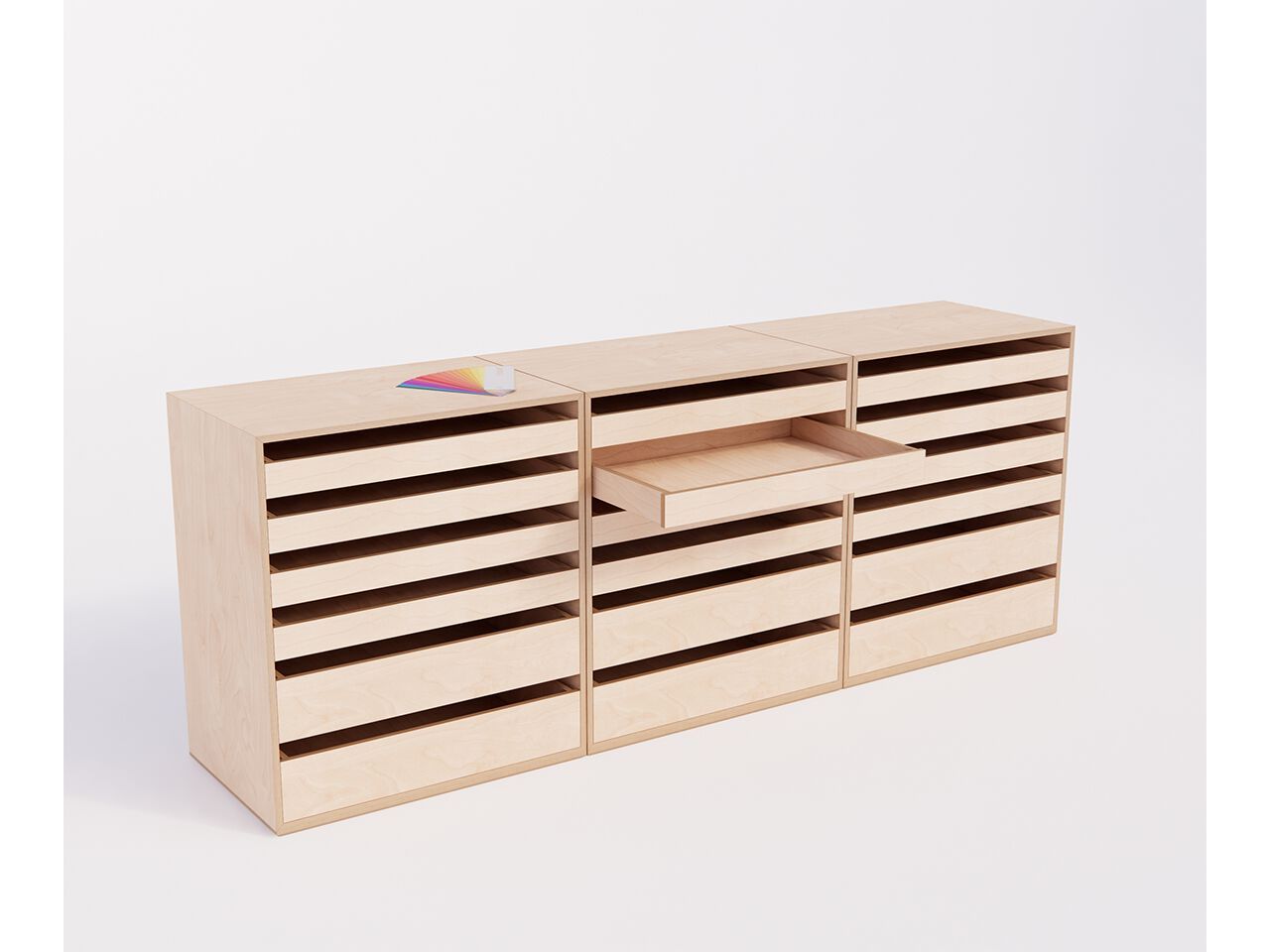 Шкаф для дисплея с ящиками MaxForm Shape ARCH-00029307 - Вид №1