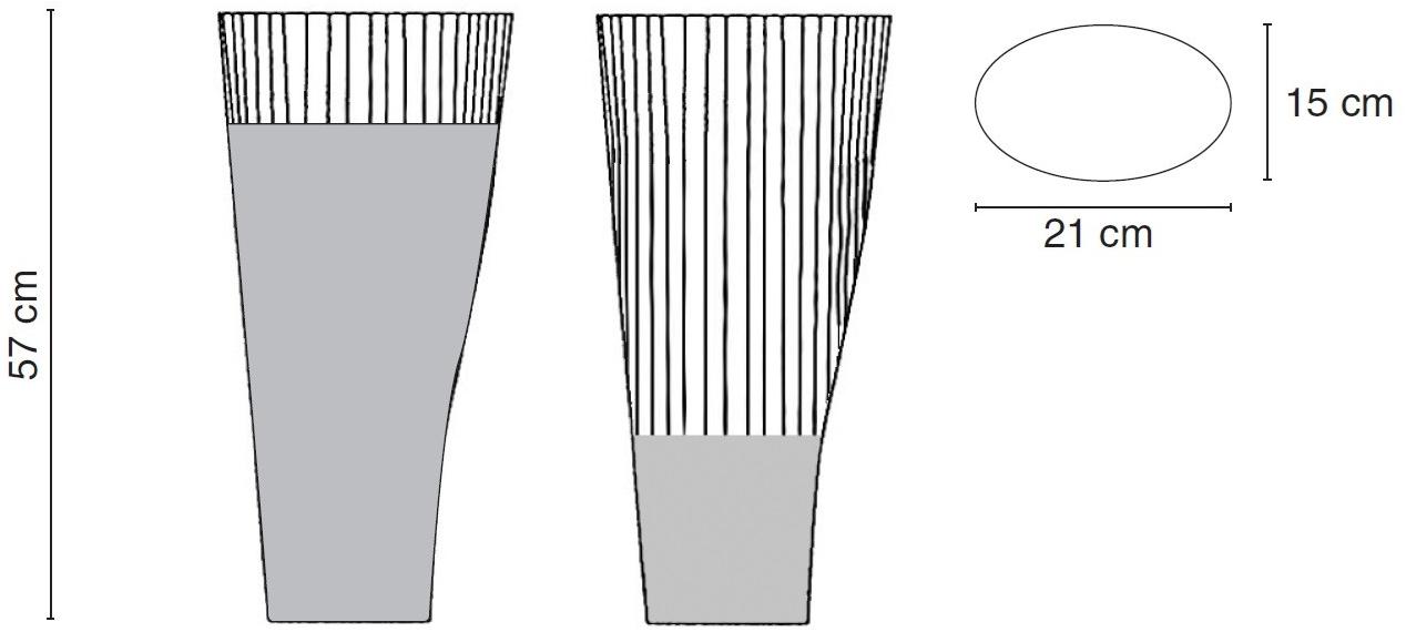 Fos Ceramiche Фарфоровая ваза Antithesis oro e platino Pft-2001, b-2003 - Вид №2