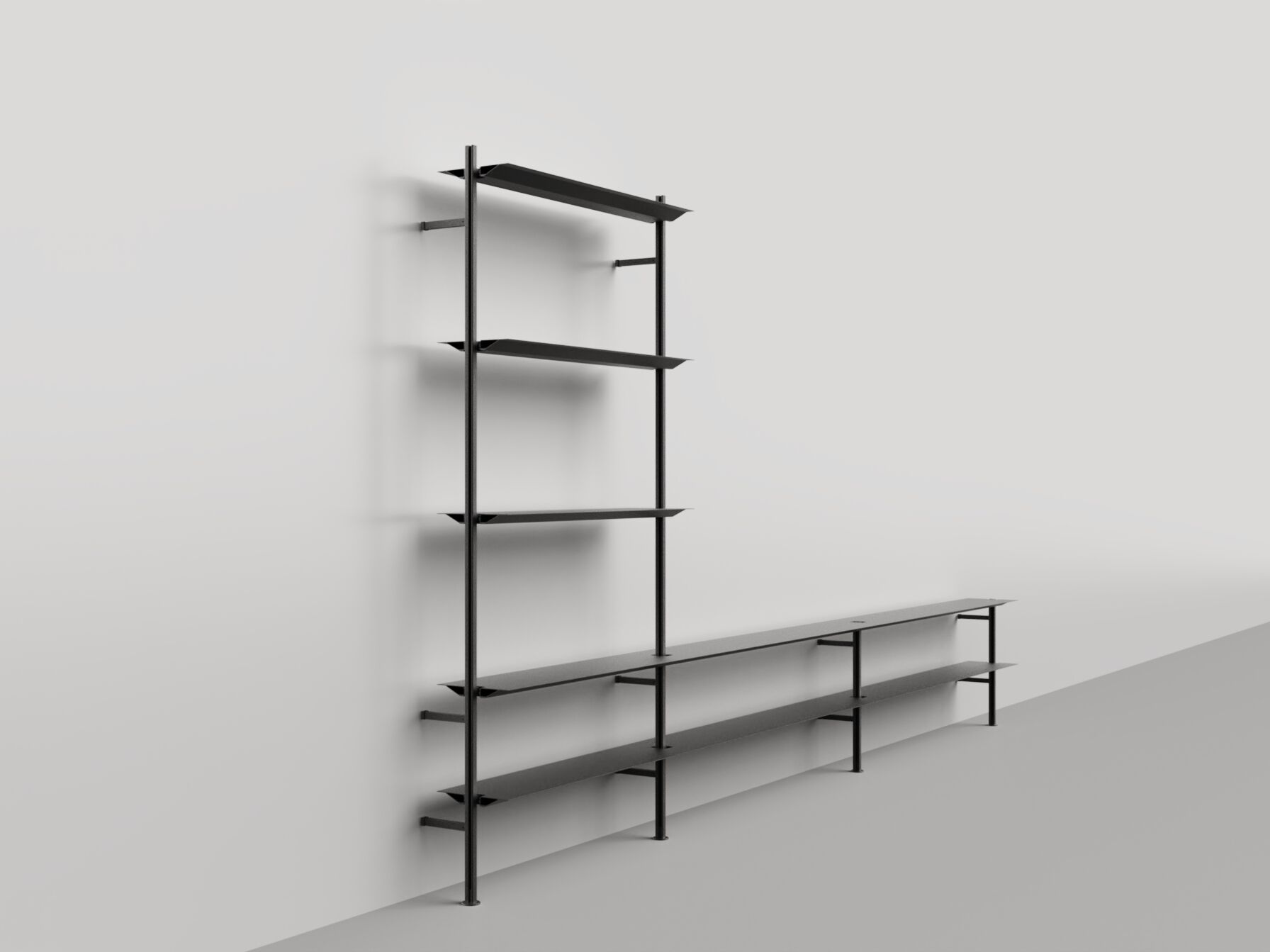 Алюминиевый настенный книжный шкаф BD Barcelona Aluminium ARCH-00134289 - Вид №47