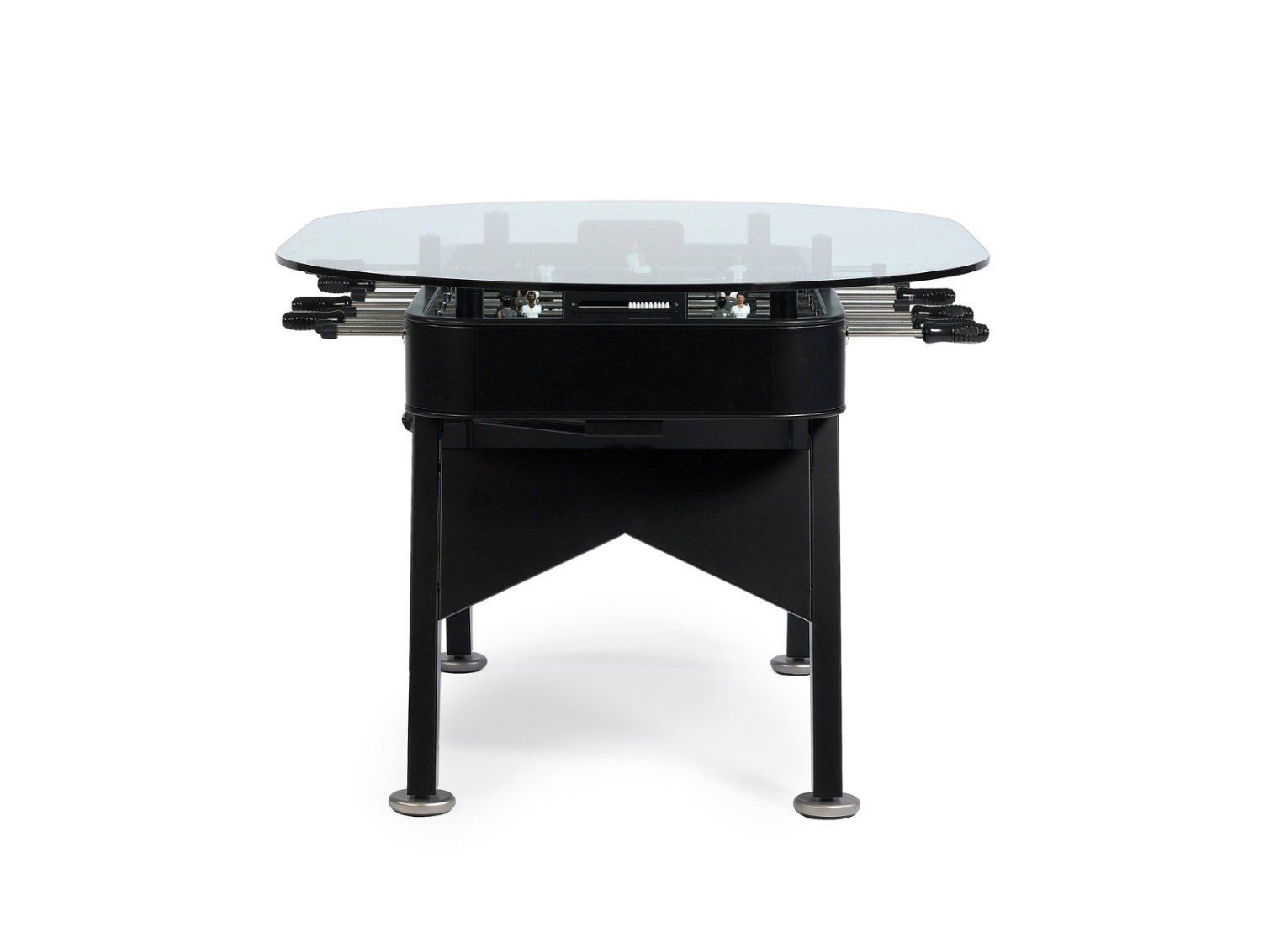 Овальный обеденный стол из стали и стекла RS Barcelona RS2 DINING ARCH-00079592 - Вид №1