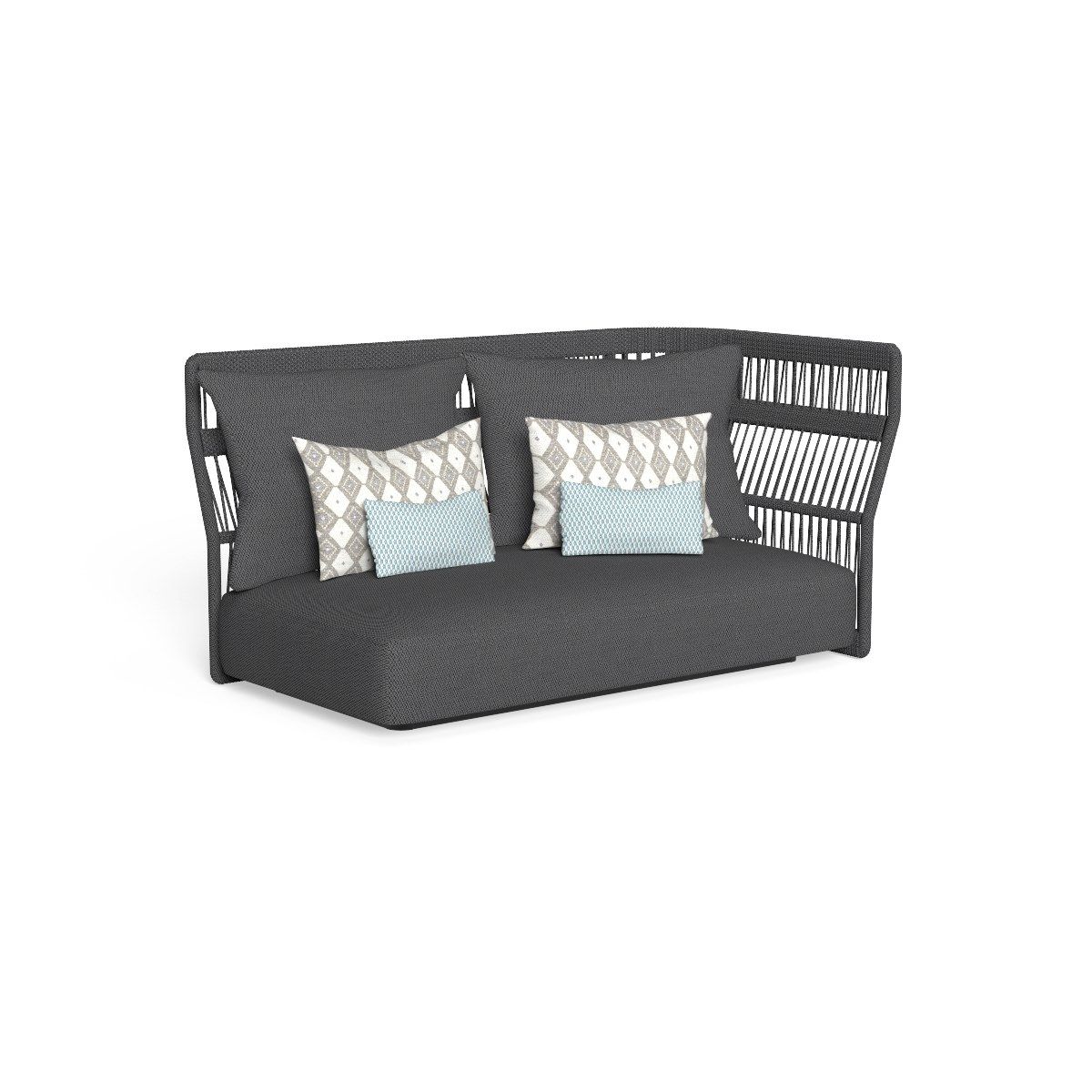 Секционный садовый диван из ткани и веревки Talenti ARCH-00118279 - Вид №40