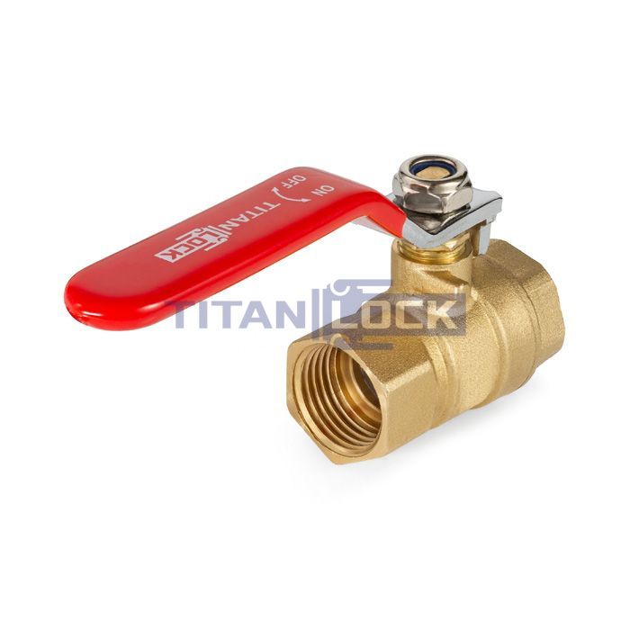 0,5in, шаровый кран, резьба BSP, латунь TL50BVBR TITAN LOCK  - Вид №3