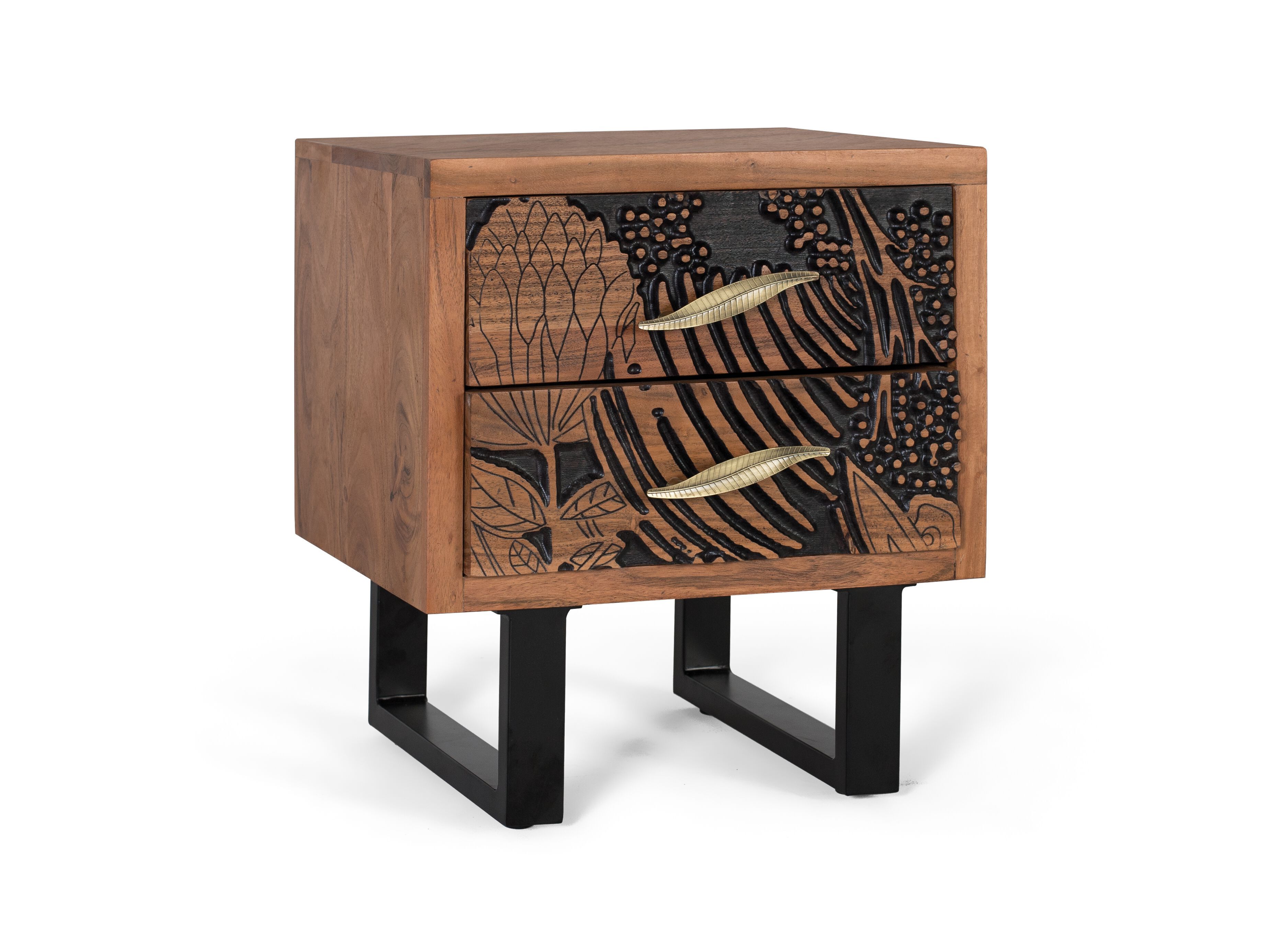 Прикроватная тумбочка / журнальный столик из акации Giner y Colomer Tropicana ARCH-00074600 - Вид №1