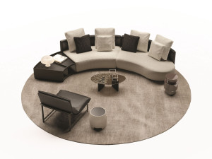 Модульный тканевый диван