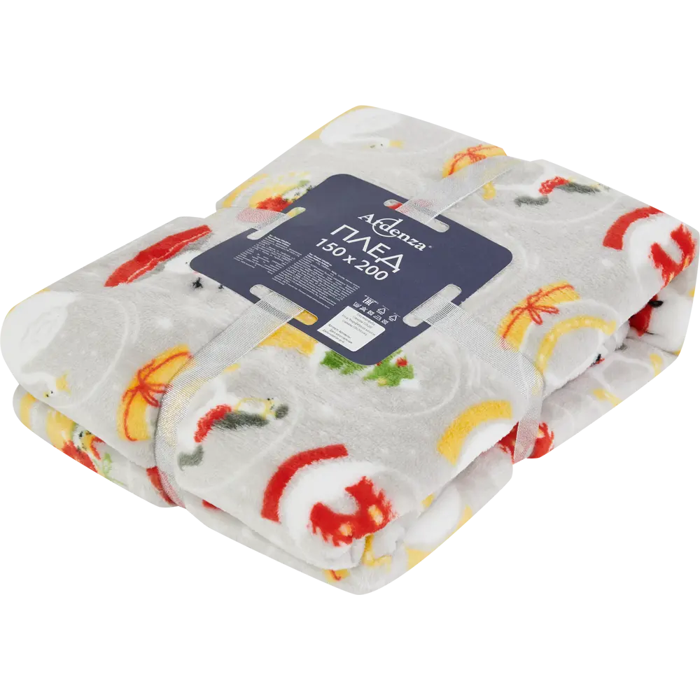 Плед Сувениры 150x200 см микрофибра разноцветный Ardenza Новогодняя STLM-2184412