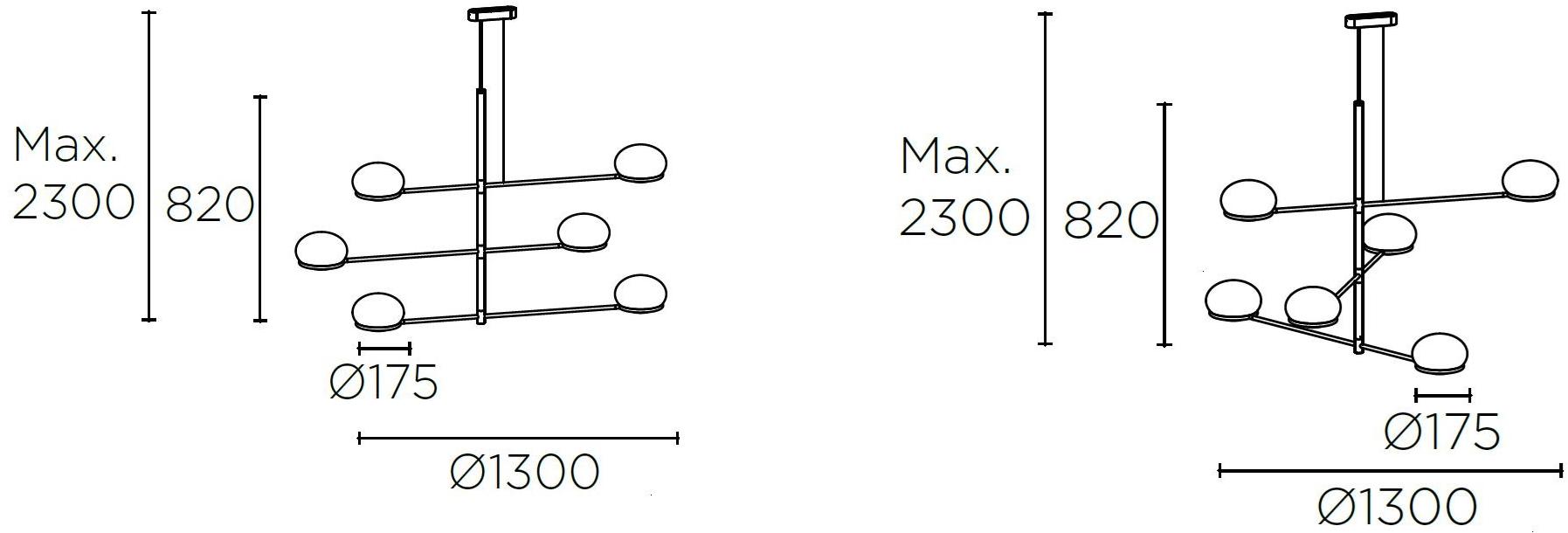 LEDS C4 Подвесной светильник Coco 00-7986-05-m1 - Вид №3