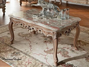 Modenese Gastone Низкий прямоугольный журнальный столик из массива дерева Casanova